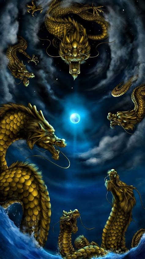 blue chinese dragon iphone wallpaper  infoupdateorg