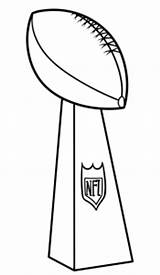 Drawing Bowl Super Lombardi Clipartmag Trophy sketch template