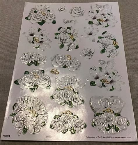 die cut decoupage sheets wedding  baby collection etsy uk