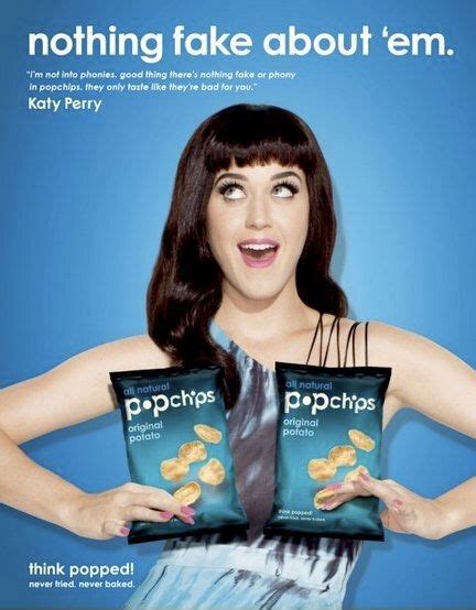 Katy Perry S Popchip Ads Are A Lot Less Offensive Than Ashton Kutcher S
