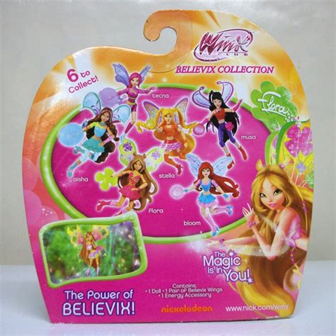 Winx Club Flora 3 75 Fairy Believix Collection Figure Doll Nickelodeon