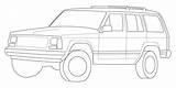 Jeep Coloring Pages Cherokee Print Printable Grand Procoloring Kids Wrangler Choose Board Car sketch template