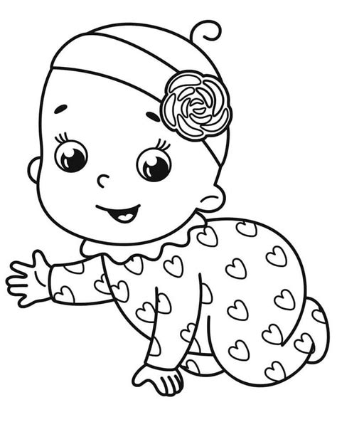 baby girls coloring pages  printable coloring pages  kids