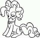 Coloring Pie Pinkie Pages Pony Print Popular sketch template