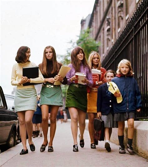 sixties paris france september    girls