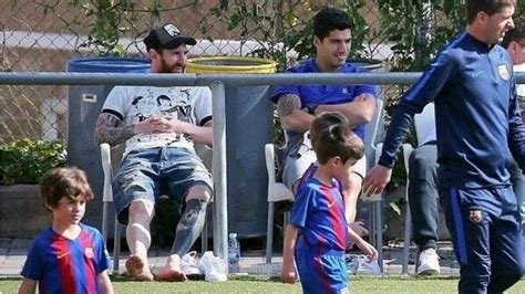 Thiago Messi And Benjamin Suarez Are Like Their Fathers
