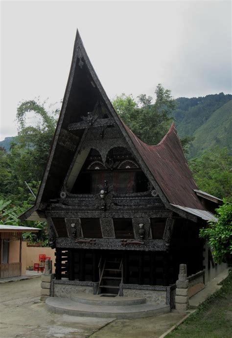 rumah adat batak toba provinsi sumatera utara sumut rumah adat tradisional penataan