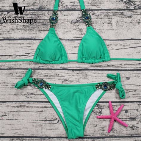Brazilian Bikinis Women Thong Triangle Bikini Set Push Up Swimwear My