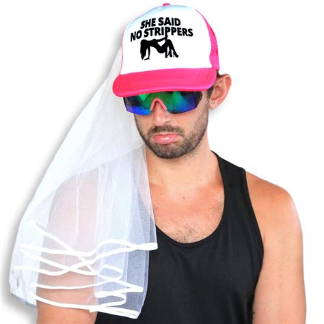 buy sterling james co stag party hat and veil bachelor party ideas