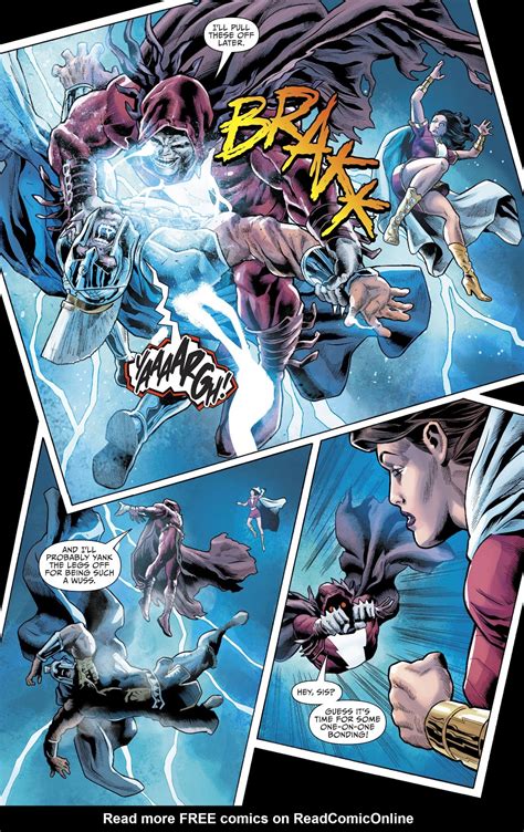 Shazam Who Laughs Vs Ares Comicnewbies