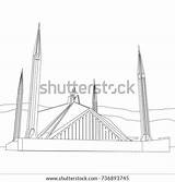 Minar Mosque sketch template