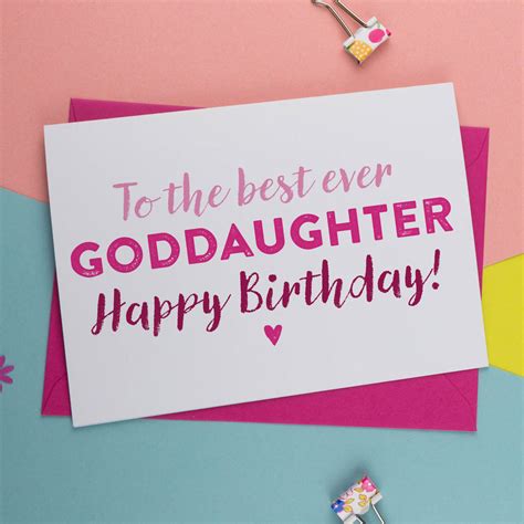 goddaughter birthday card     alphabet