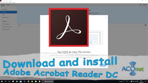 install adobe acrobat reader dc  viewer youtube
