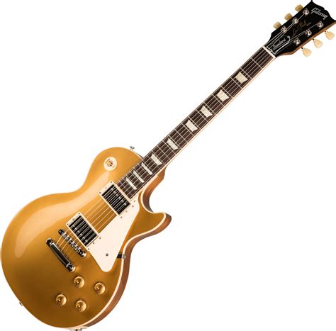 gibson les paul standard  gold top solid body electric guitar yellow