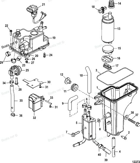 mercury outboard fuel cooling system diagrams qa   hp efi  stroke models