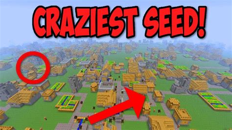 The Craziest Minecraft Seed Ever Minecraft Survival
