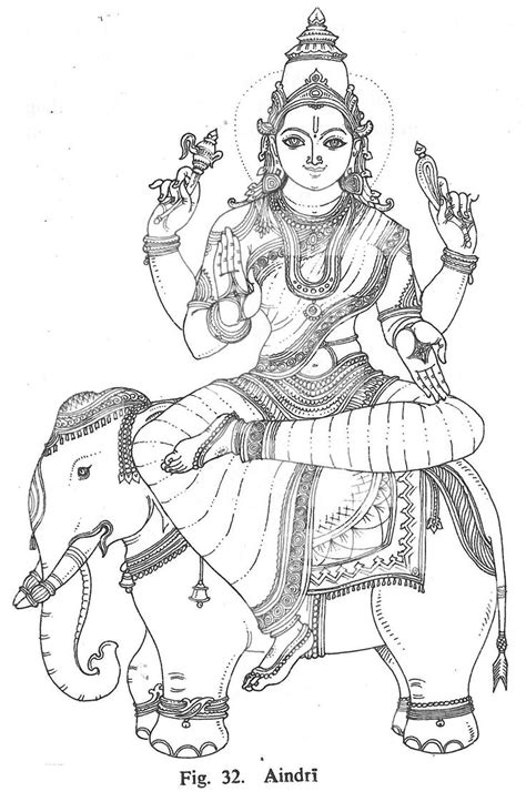 hindu god coloring pages  aindri hindu gods coloring book pinterest