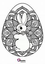 Bunny Easter Egg Coloring Bubakids Pages Eggs Color Printable Choose Board Kids sketch template