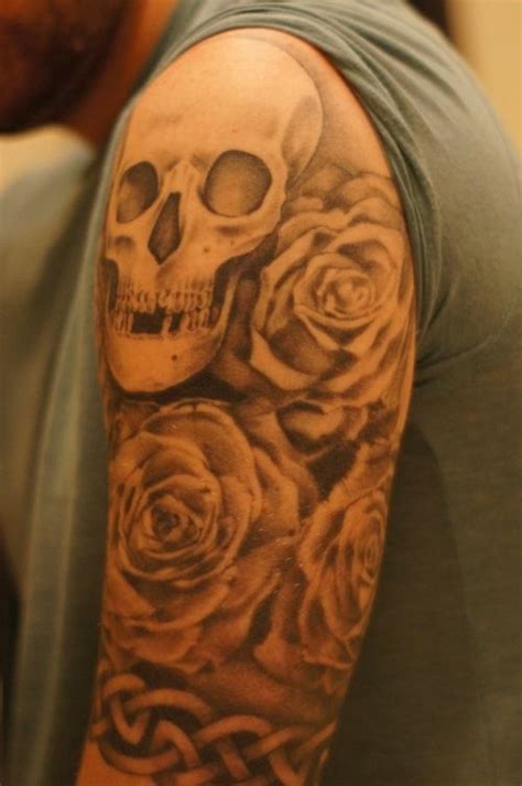 17 Best Images About Rose And Skull Tattoos On Pinterest
