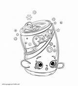 Coloring Pages Shopkins Printable Soda Pops Print Look Other sketch template