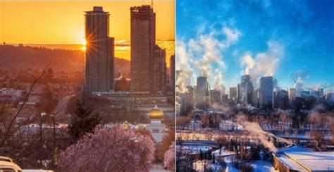 Vancouver And Calgary Are Seeing Entirely Different Seasons Photos News