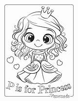 Princess Coloring Pages Cute Easy Printable Kids Printables sketch template