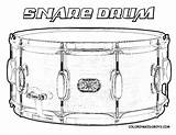 Drum Snare Coloring Drums Clipart Pages Percussion Musical Print Instruments Kids Bass Book Sets Birds Eye These Music Yescoloring Choose sketch template