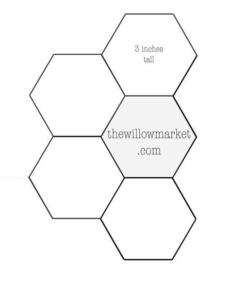 hexagon template   hexie quilt hexies hexagon