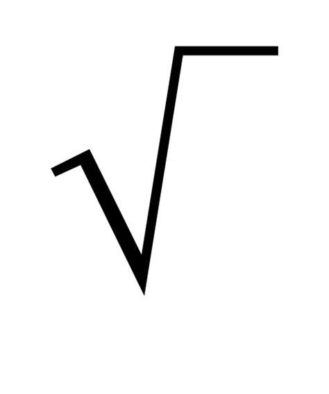 pics  square root symbol