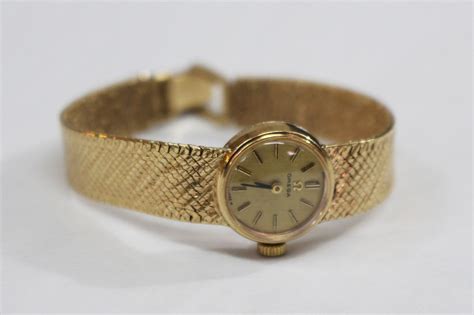 vintage 1960 s 9ct gold omega ladies wristwatch 708044