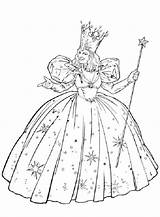 Coloring Oz Wizard Pages Printable Easy Witch Children Color Glinda Good Sheets Kids Print Wicked Dorothy Gianfreda Beautiful Book Choose sketch template