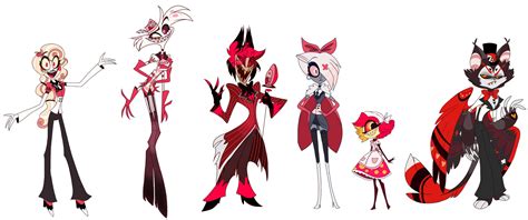 hazbin hotel  redesigns   tylerrosestorey  deviantart