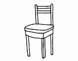 Colorear Silla Comedor Coloring Chaise Cadeira Sedia Colorare Disegni Cdn5 Coloringcrew Acolore sketch template