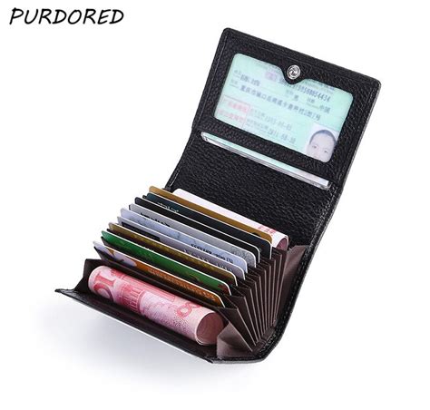 purdored  pc casual fordable short men wallet purse genuine leather
