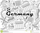 Allemagne Colorare Germania Vettore sketch template