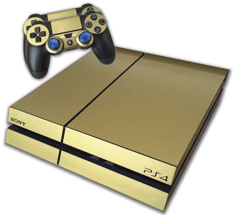 ps skin exclusive gold coloured skin   controller skins playstation
