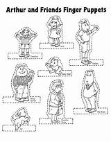 Puppets Arthur Template Mostly Too Coloriage Marionnette Mostlypaperdollstoo sketch template