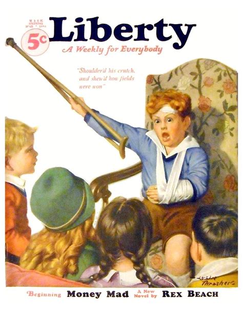 1931 Liberty Magazine Cover March 7 Leslie Thrasher Color