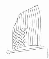 Coloring Pages Flag American Printable Print sketch template