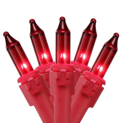northlight  count red mini christmas lights  ft red wire target