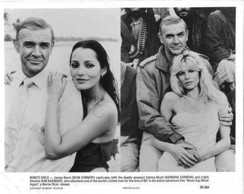 Sean Connery Kim Basinger Barbara Carrera Original 8x10