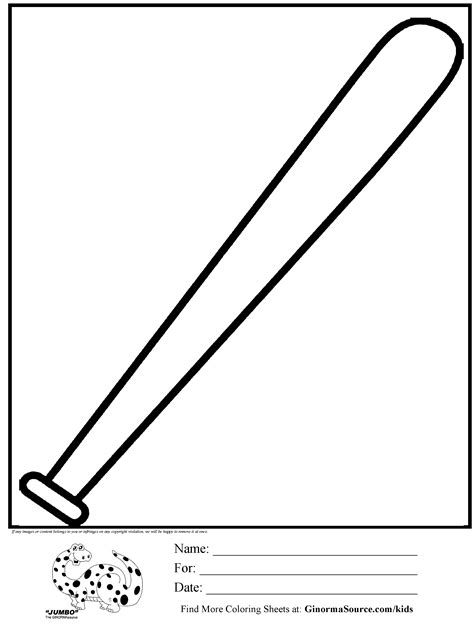 baseball bat coloring page franklin morrisons coloring pages
