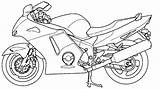 Coloring Pages Motorcycle Preschoolers Printable sketch template