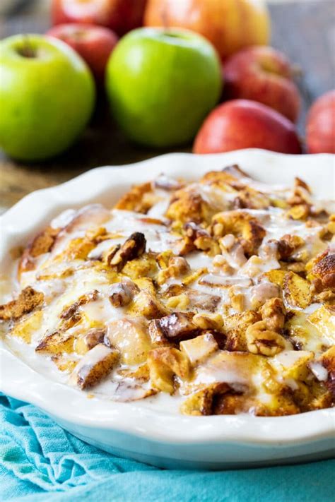 Apple Cinnamon Roll Bake Spicy Southern Kitchen