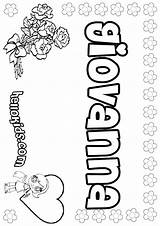 Giovanna Nomes Hellokids sketch template