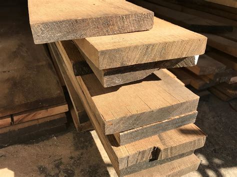 oak rough sawn wood board lumber  inches wide   feet length
