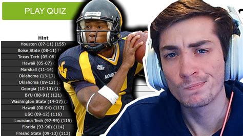 Can You Name The Best College Qbs Of All Time Youtube