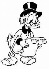 Scrooge Mcduck Dagobert Coloring Pages Duck Ausmalbilder Kleurplaten Zum Stripfiguren Malvorlagen Disney Fun Kids Afkomstig Van Tekenen sketch template