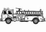 Camion Colorare Firetruck Pompieri Pompier Fuoco Vigili Coloriage Colorier Disegno Coloringhome Veicoli Pompiere Coloriages sketch template