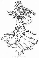 Coloring Pages Dance Belly Dancers Printable Irish Dancer Colouring Dancing Ventre Da Danza Colorare Disegni Adult Drawings Paintings Dress Drawing sketch template